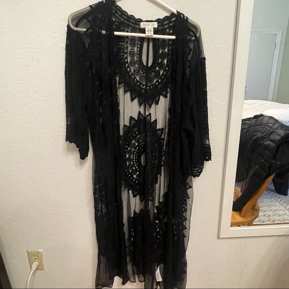 Rachel Zoe Lace swim coverup
